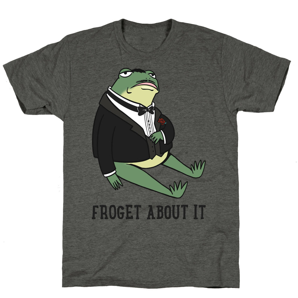 Froget About It Frog Mafia Parody Unisex Triblend Tee Hoodie, Sweatshirt | CoreVibeTees.com (Image 2)