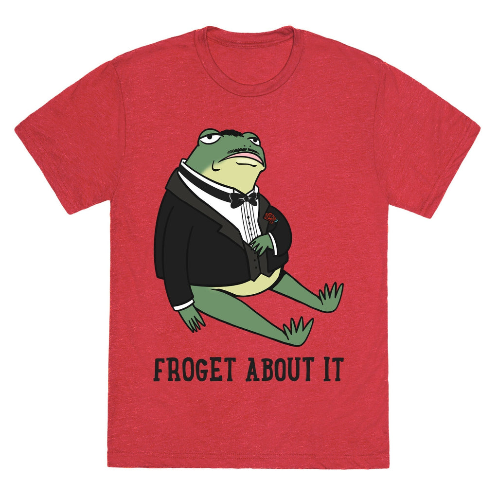 Froget About It Frog Mafia Parody Unisex Triblend Tee Hoodie, Sweatshirt | CoreVibeTees.com (Image 3)