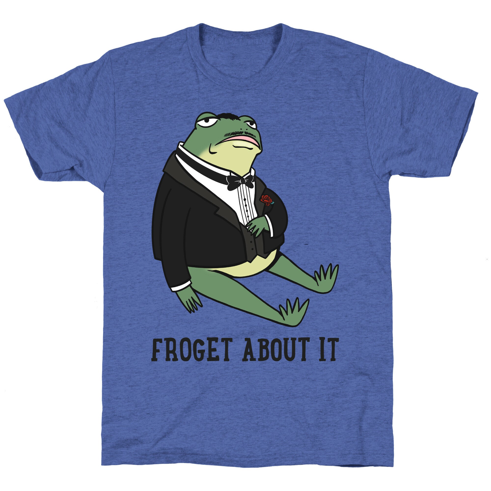 Froget About It Frog Mafia Parody Unisex Triblend Tee Hoodie, Sweatshirt | CoreVibeTees.com (Image 4)