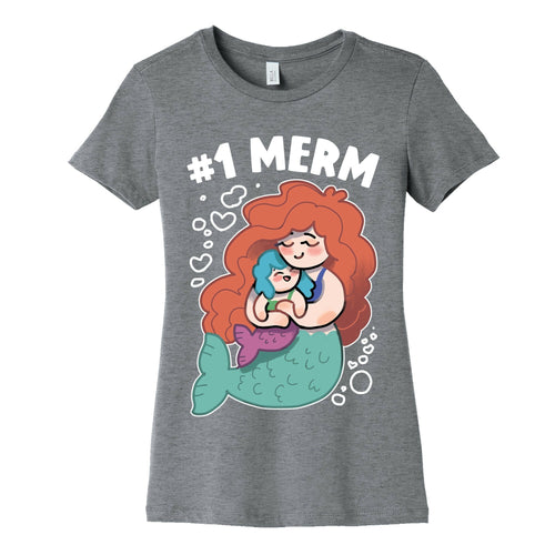 #1 Merm Women's Cotton Tee Hoodie, Sweatshirt | CoreVibeTees.com (Image 1)