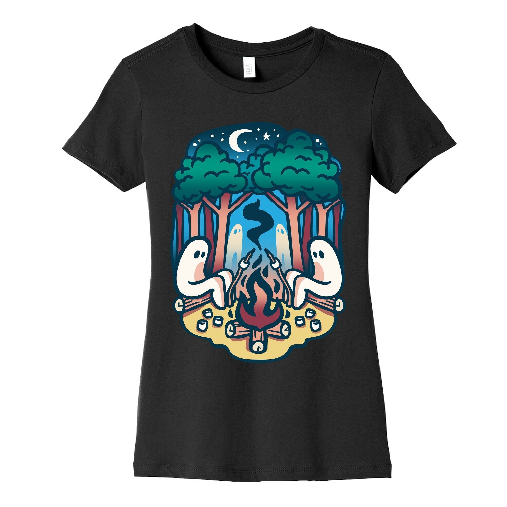 Fresno Night Roasters Women's Cotton Tee Hoodie, Sweatshirt | CoreVibeTees.com (Image 2)