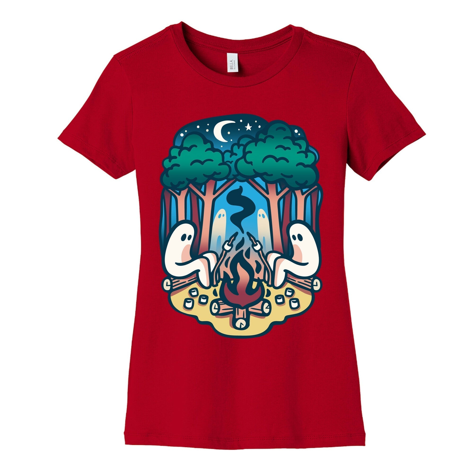 Fresno Night Roasters Women's Cotton Tee Hoodie, Sweatshirt | CoreVibeTees.com (Image 3)