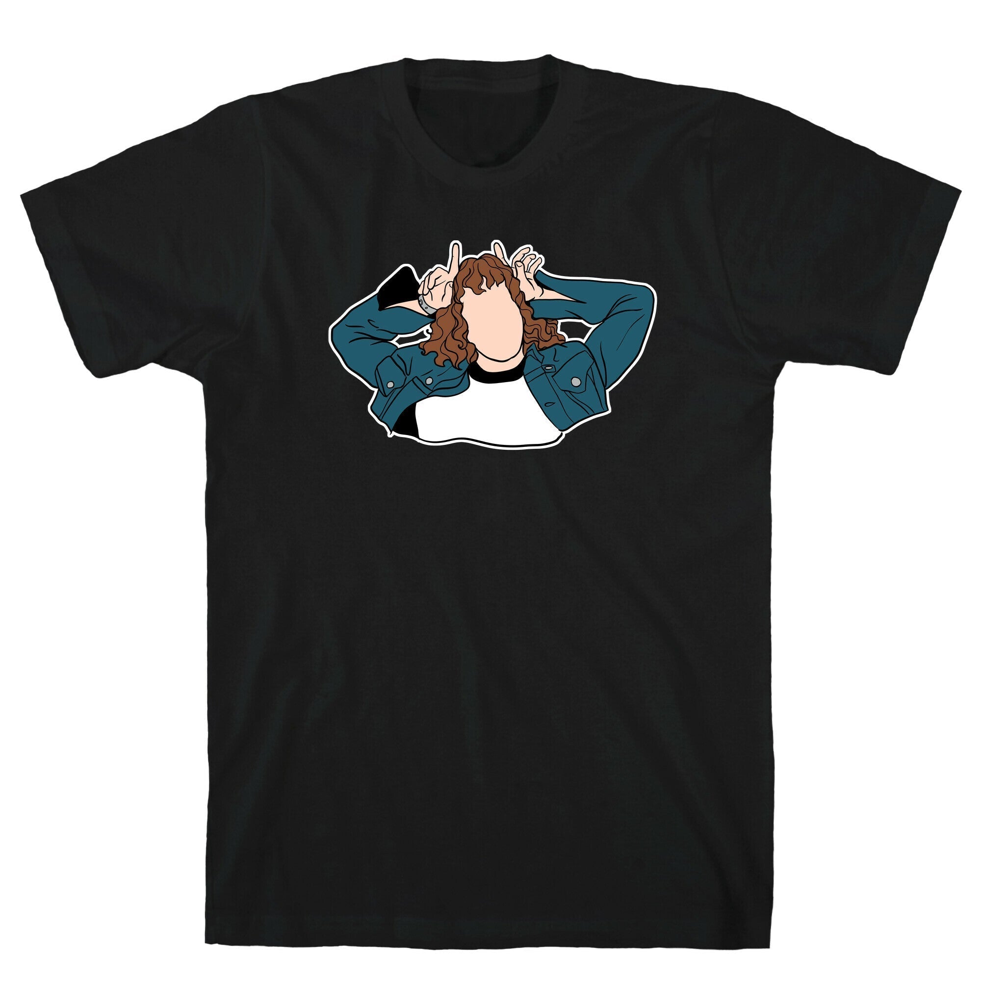 Eddie Munson Silhouette T-Shirt Hoodie, Sweatshirt | CoreVibeTees.com (Image 1)