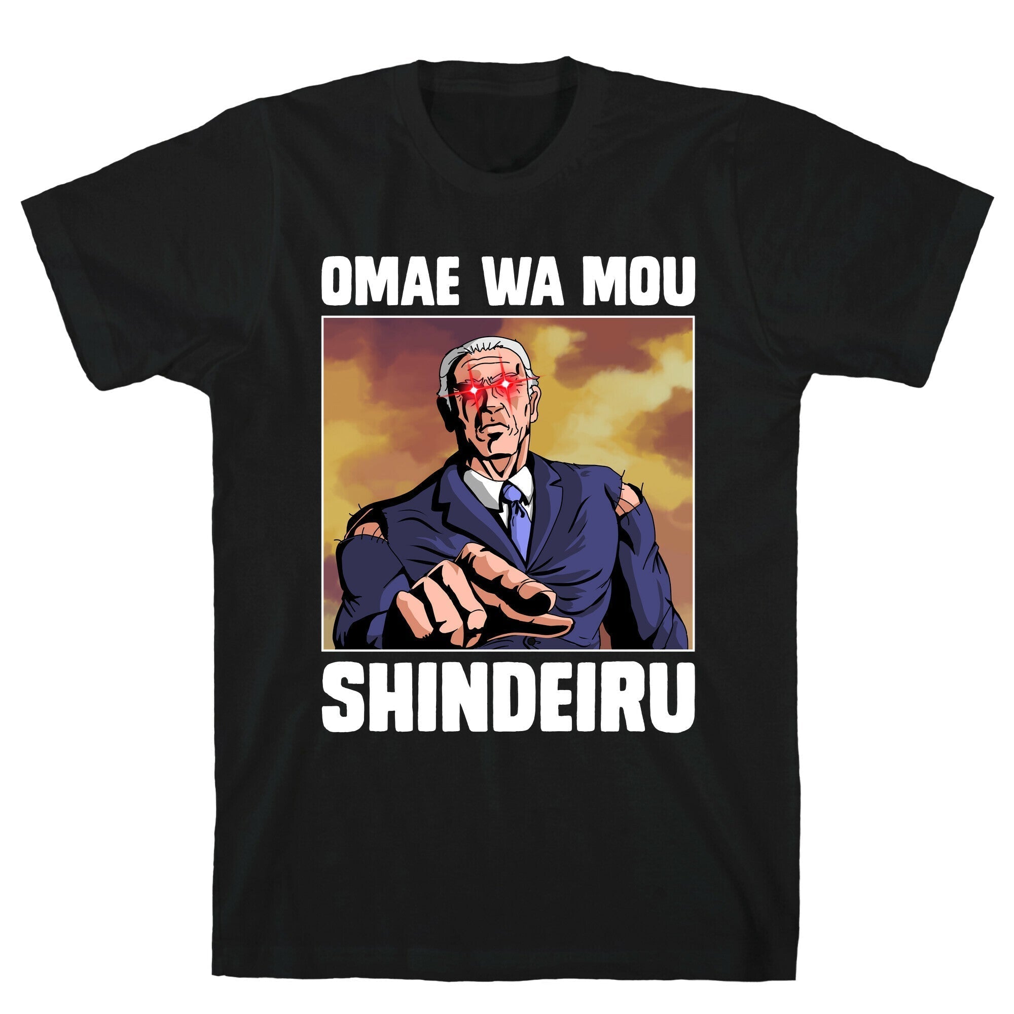 Dark Brandon Omae Wa Mou Shindeiru T-Shirt Hoodie, Sweatshirt | CoreVibeTees.com (Image 1)