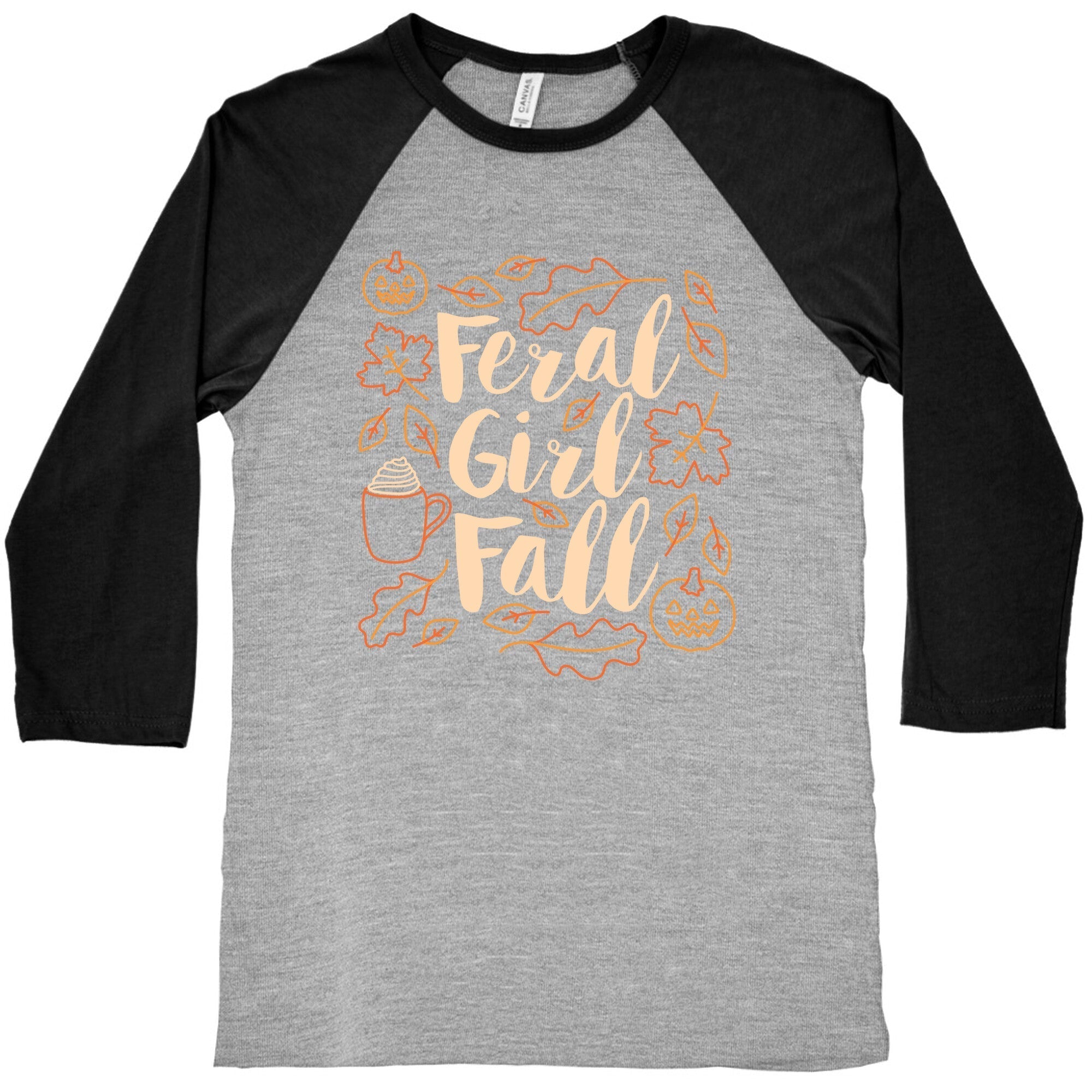 Basic Feral Girl Fall Baseball Tee Hoodie, Sweatshirt | CoreVibeTees.com (Image 2)