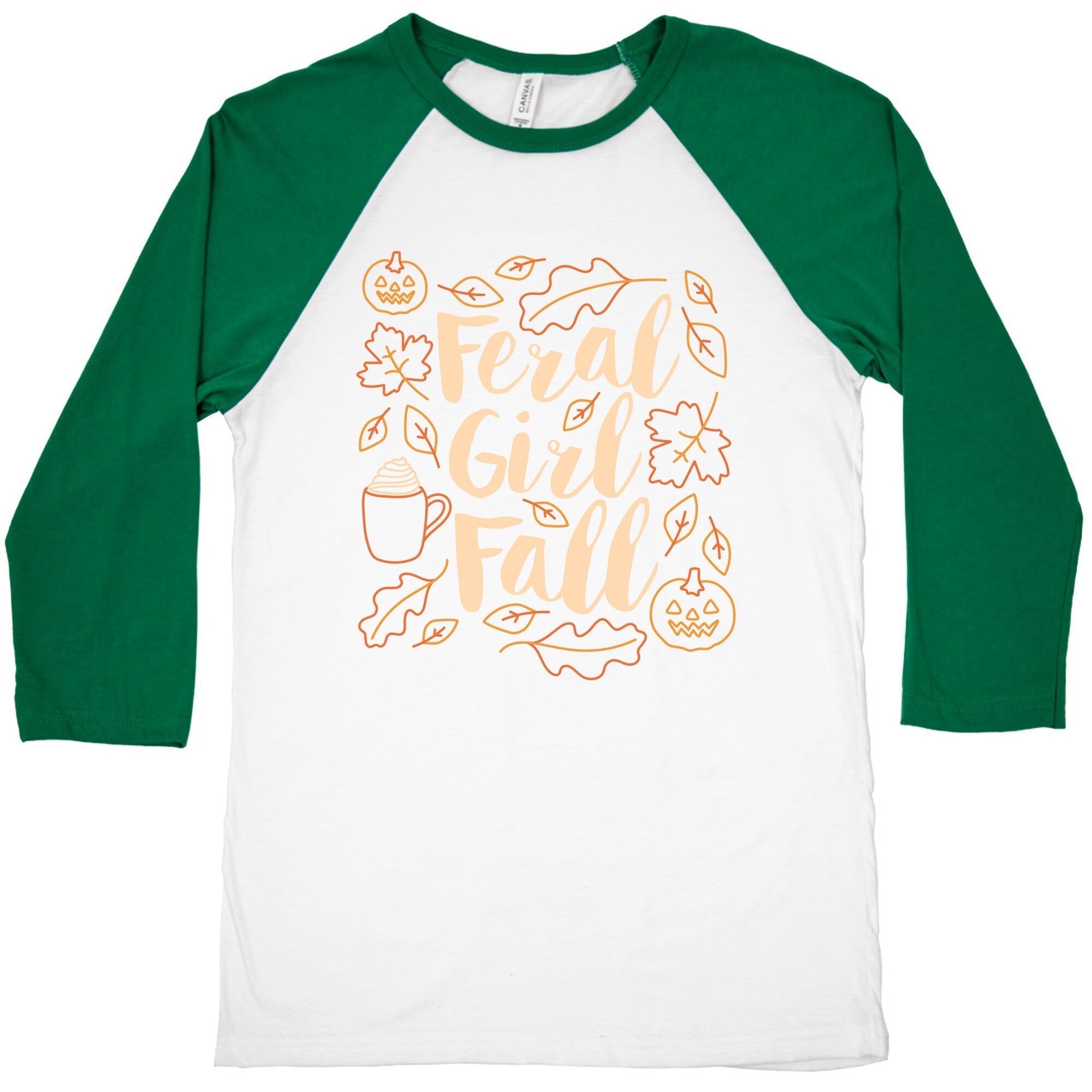 Basic Feral Girl Fall Baseball Tee Hoodie, Sweatshirt | CoreVibeTees.com (Image 3)