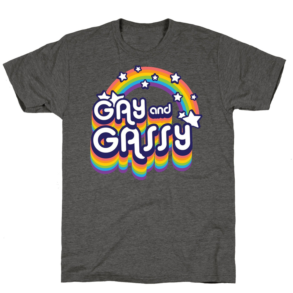 Gay and Gassy Rainbow Unisex Triblend Tee Hoodie, Sweatshirt | CoreVibeTees.com (Image 2)