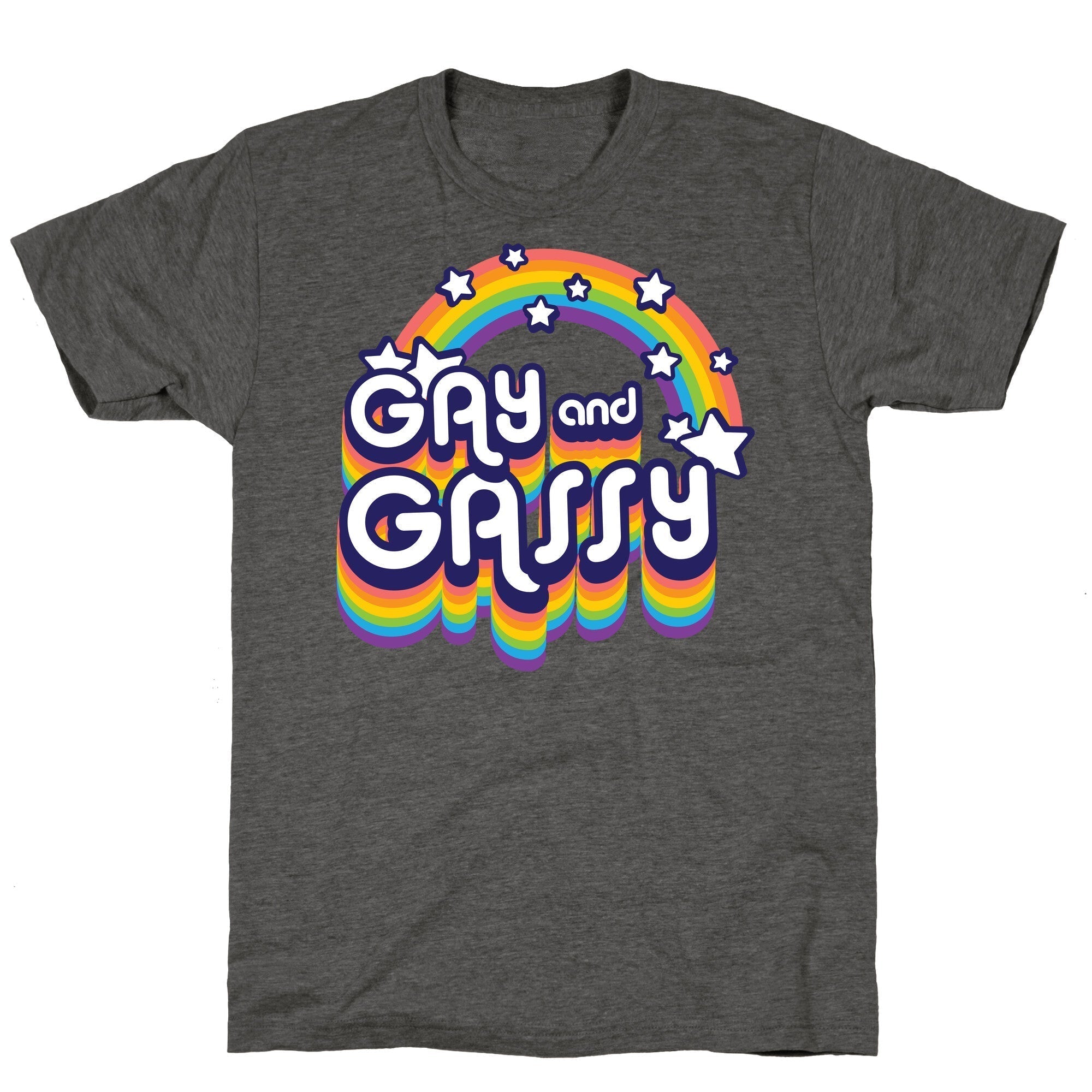 Gay and Gassy Rainbow Unisex Triblend Tee Hoodie, Sweatshirt | CoreVibeTees.com (Image 2)