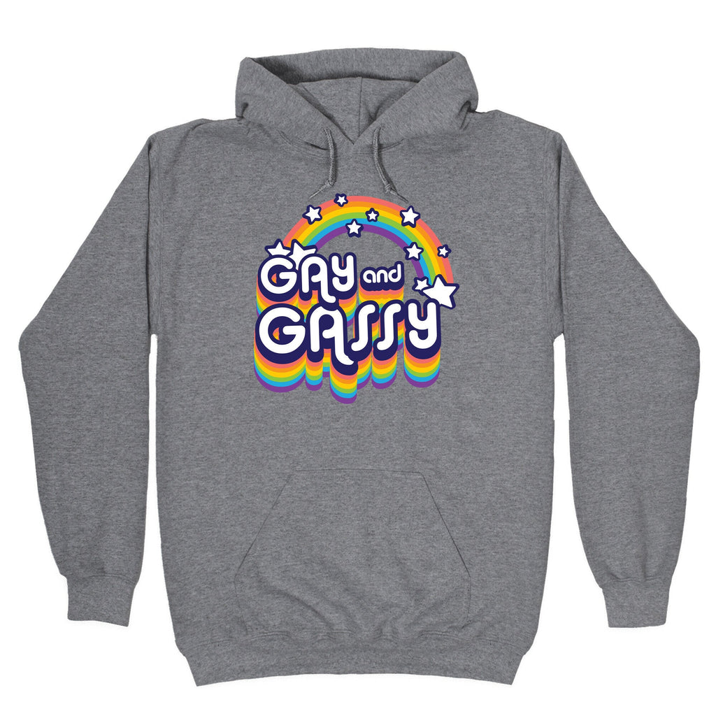 Gay and Gassy Rainbow Hoodie T-Shirts, Sweatshirt | CoreVibeTees.com (Image 1)