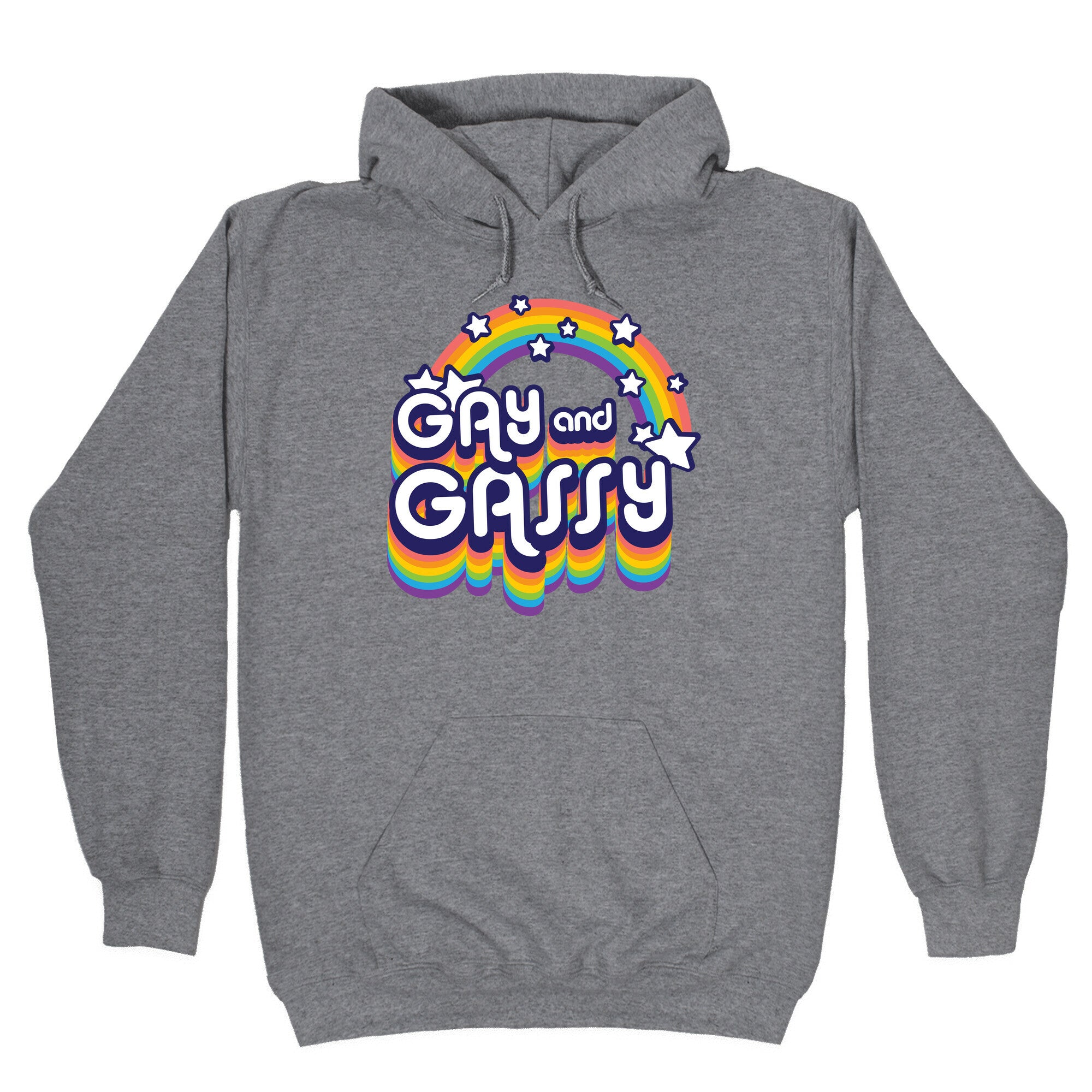 Gay and Gassy Rainbow Hoodie T-Shirts, Sweatshirt | CoreVibeTees.com (Image 1)