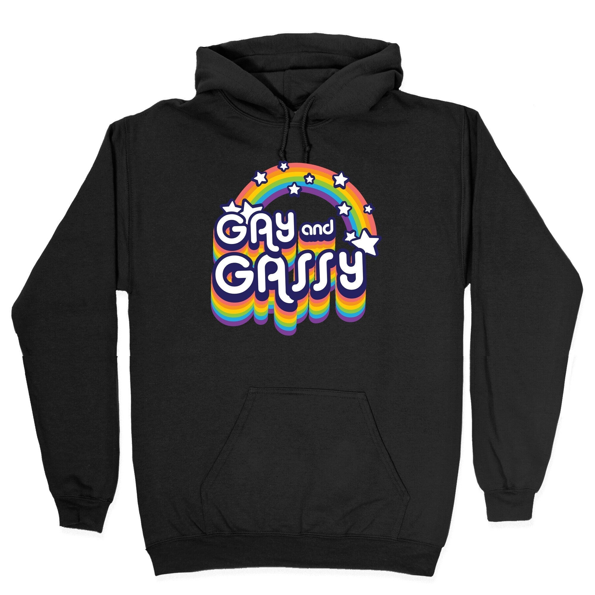 Gay and Gassy Rainbow Hoodie T-Shirts, Sweatshirt | CoreVibeTees.com (Image 2)