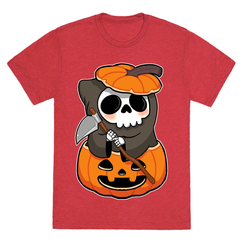 Cute Halloween Grim Reaper Unisex Triblend Tee Style001 Hoodie, Sweatshirt | CoreVibeTees.com (Image 4)
