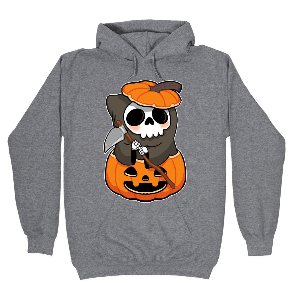 Cute Halloween Grim Reaper Hoodie T-Shirts, Sweatshirt | CoreVibeTees.com (Image 1)