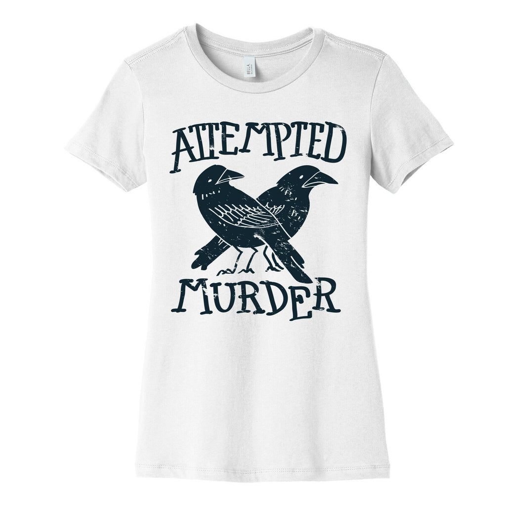 Attempted Murder Women's Cotton Tee Hoodie, Sweatshirt | CoreVibeTees.com (Image 4)