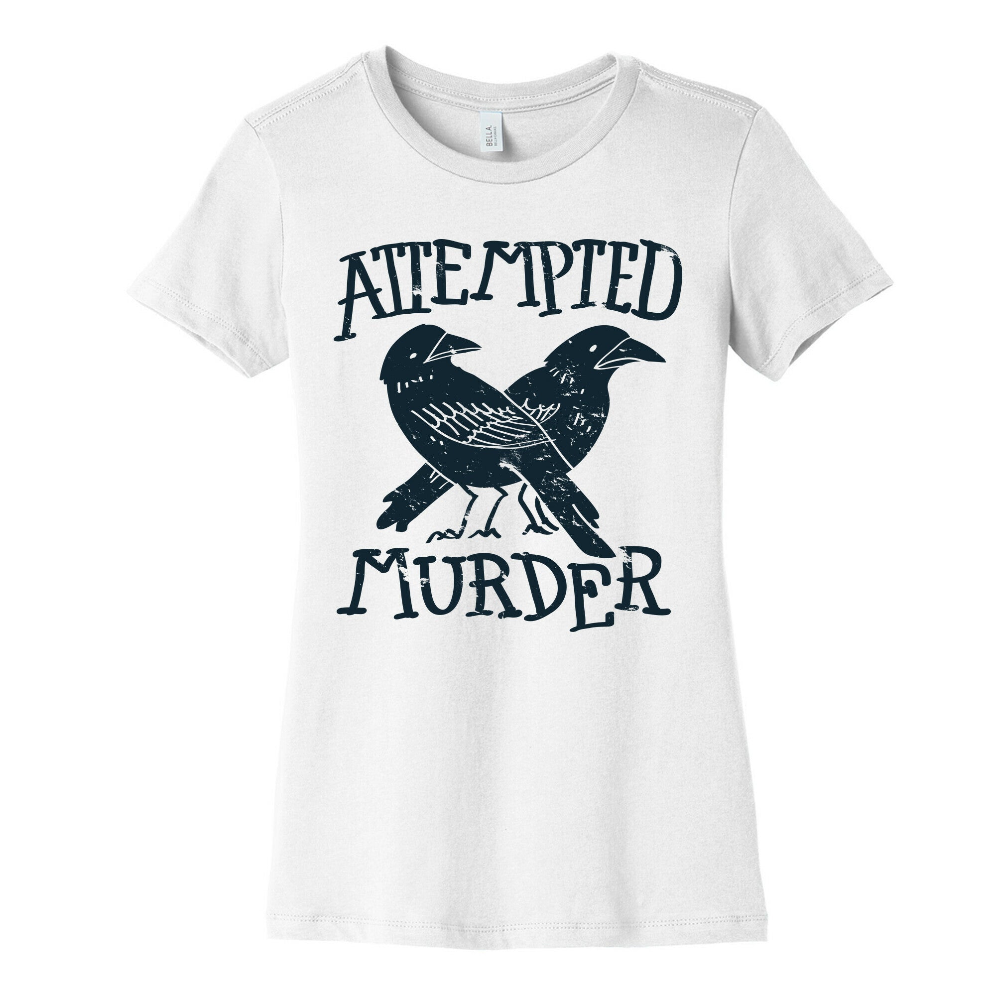 Attempted Murder Women's Cotton Tee Hoodie, Sweatshirt | CoreVibeTees.com (Image 4)