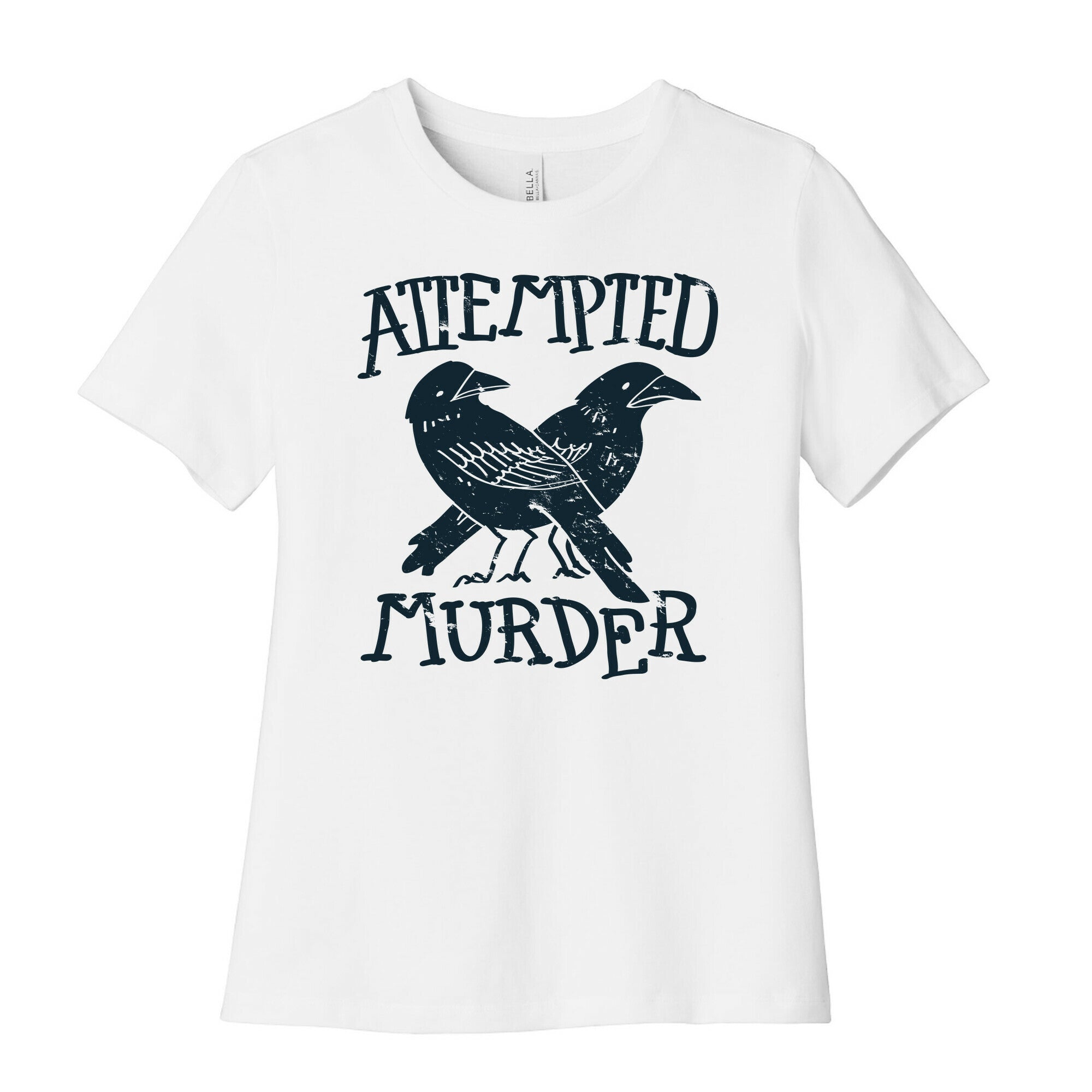 Attempted Murder Women's Cotton Tee Hoodie, Sweatshirt | CoreVibeTees.com (Image 1)