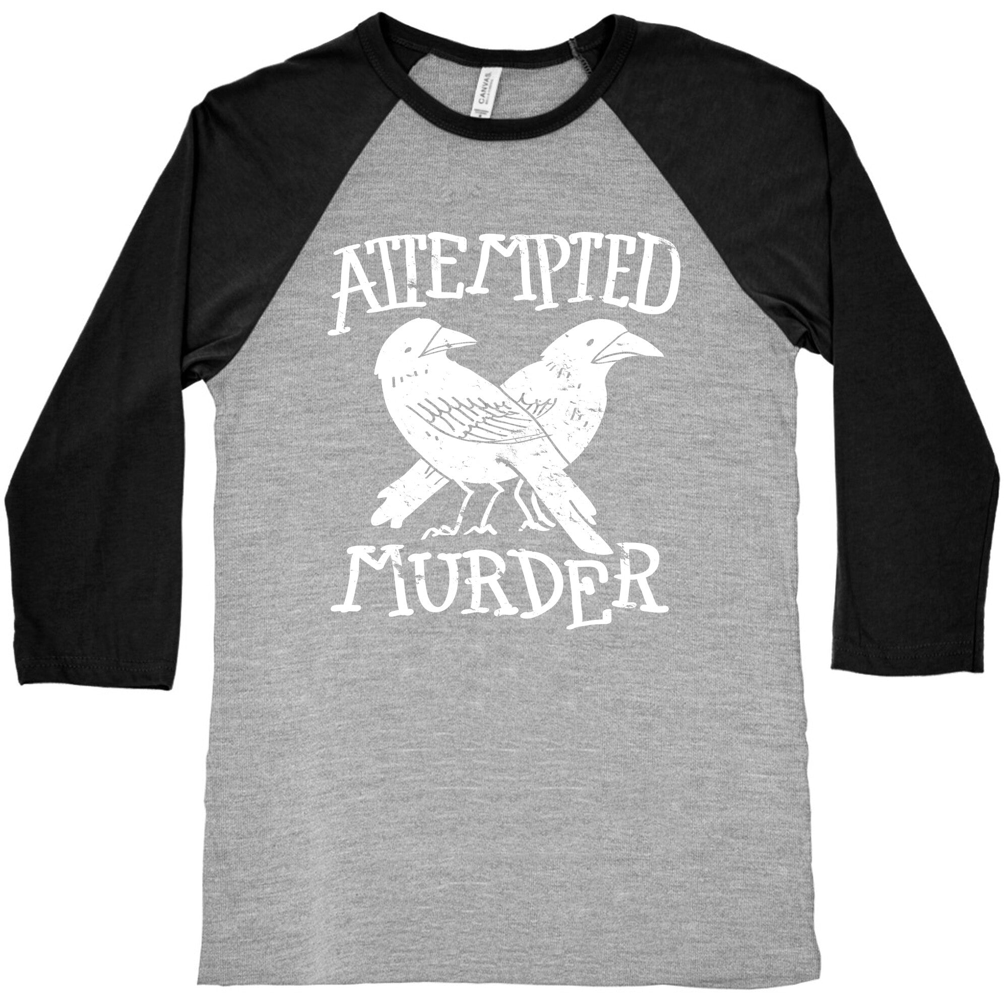 Attempted Murder Baseball Tee Hoodie, Sweatshirt | CoreVibeTees.com (Image 2)