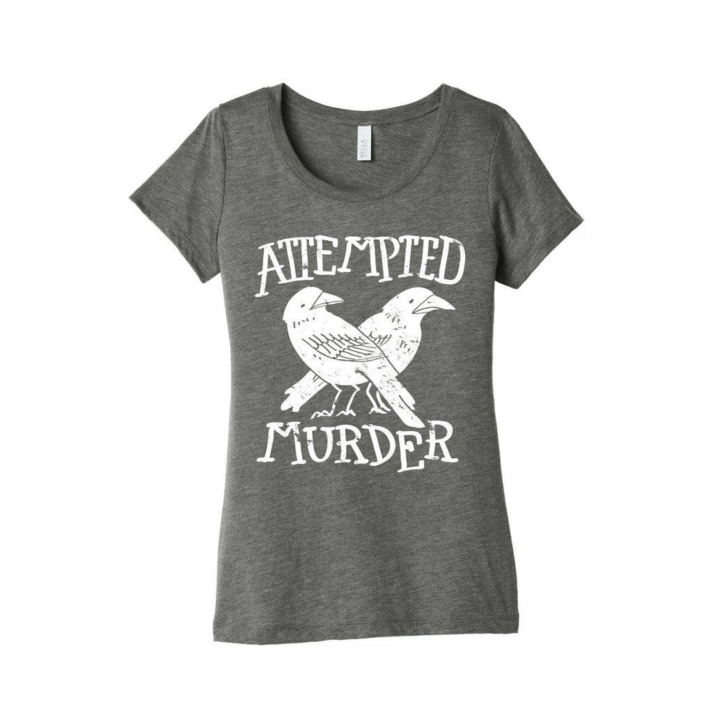 Attempted Murder Women's Triblend Tee Style001 Hoodie, Sweatshirt | CoreVibeTees.com (Image 1)