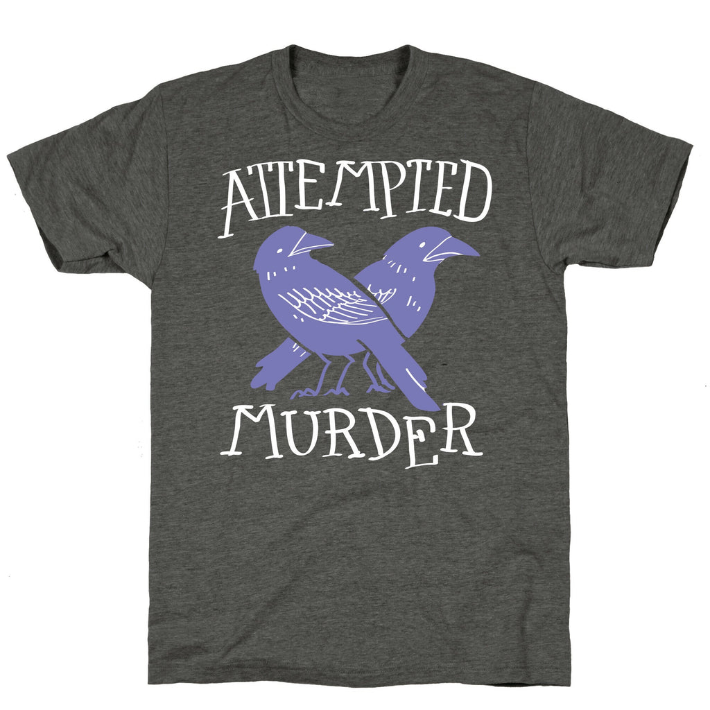 Attempted Murder Unisex Triblend Tee Hoodie, Sweatshirt | CoreVibeTees.com (Image 3)