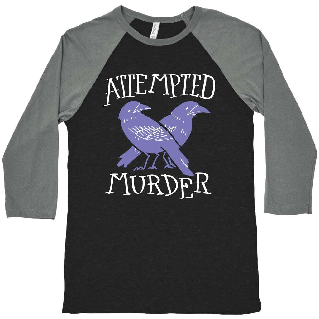 Attempted Murder Baseball Tee Style001 Hoodie, Sweatshirt | CoreVibeTees.com (Image 1)