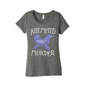 Attempted Murder Women's Triblend Tee Hoodie, Sweatshirt | CoreVibeTees.com (Image 1)