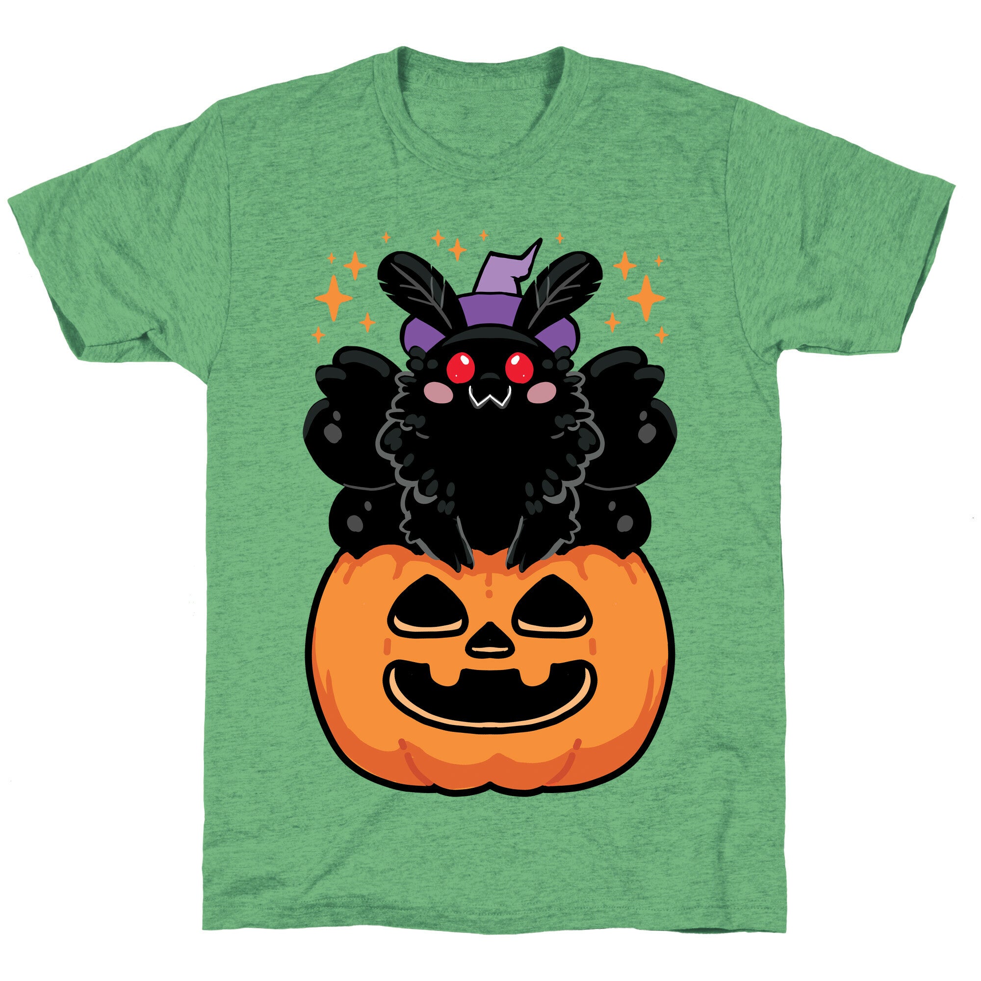 Cute Halloween Mothman Unisex Triblend Tee Style001 Hoodie, Sweatshirt | CoreVibeTees.com (Image 1)