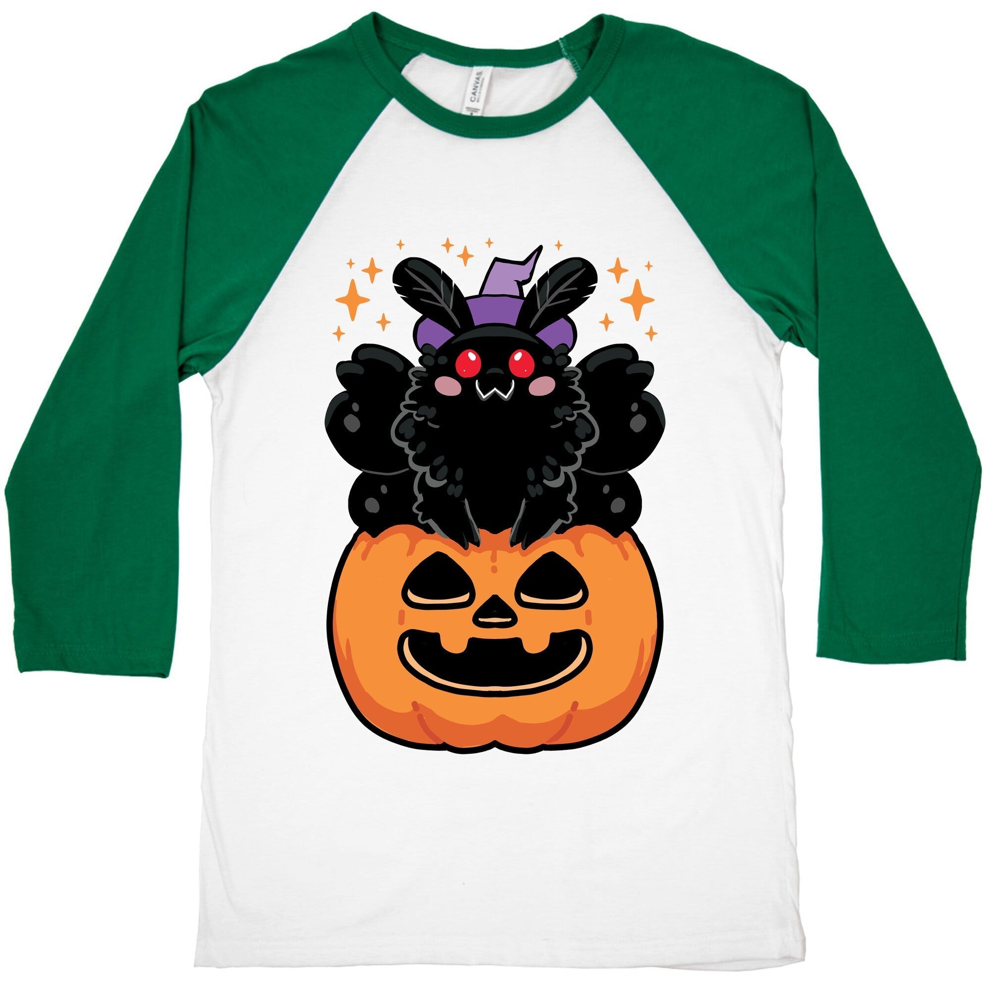 Cute Halloween Mothman Baseball Tee Hoodie, Sweatshirt | CoreVibeTees.com (Image 2)