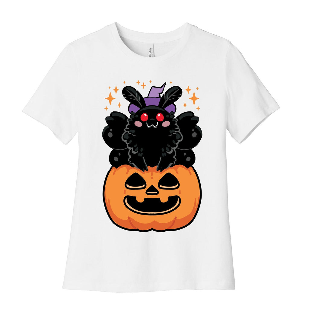 Cute Halloween Mothman Women's Cotton Tee Hoodie, Sweatshirt | CoreVibeTees.com (Image 1)