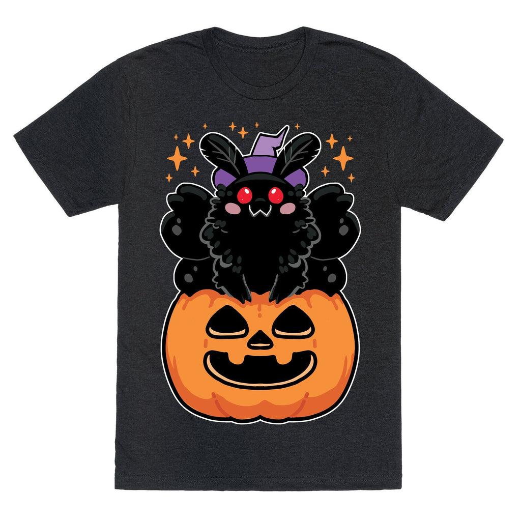 Cute Halloween Mothman Unisex Triblend Tee Hoodie, Sweatshirt | CoreVibeTees.com (Image 1)