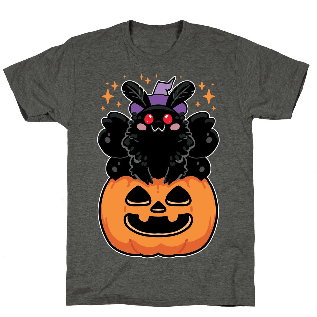 Cute Halloween Mothman Unisex Triblend Tee Hoodie, Sweatshirt | CoreVibeTees.com (Image 3)