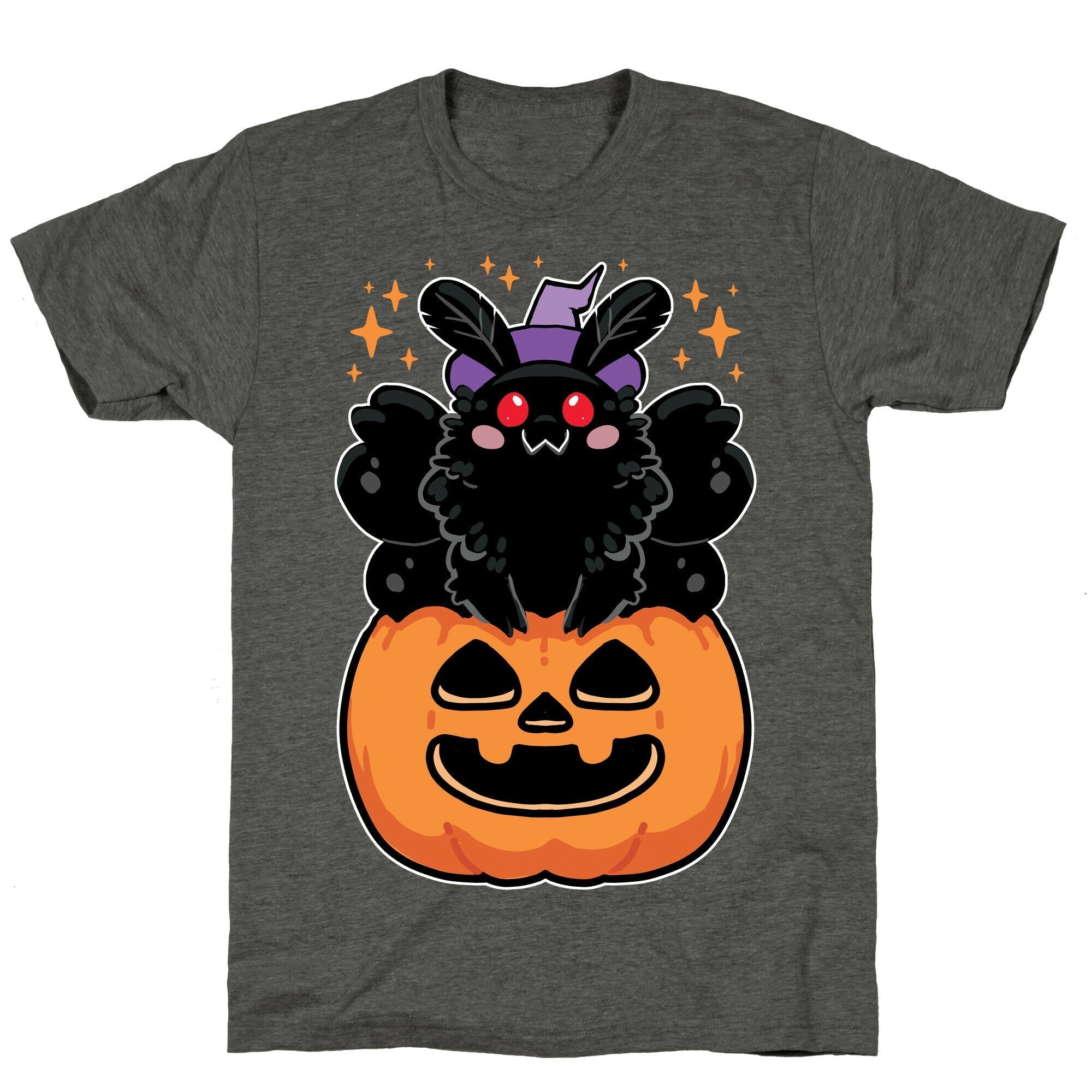 Cute Halloween Mothman Unisex Triblend Tee Hoodie, Sweatshirt | CoreVibeTees.com (Image 3)