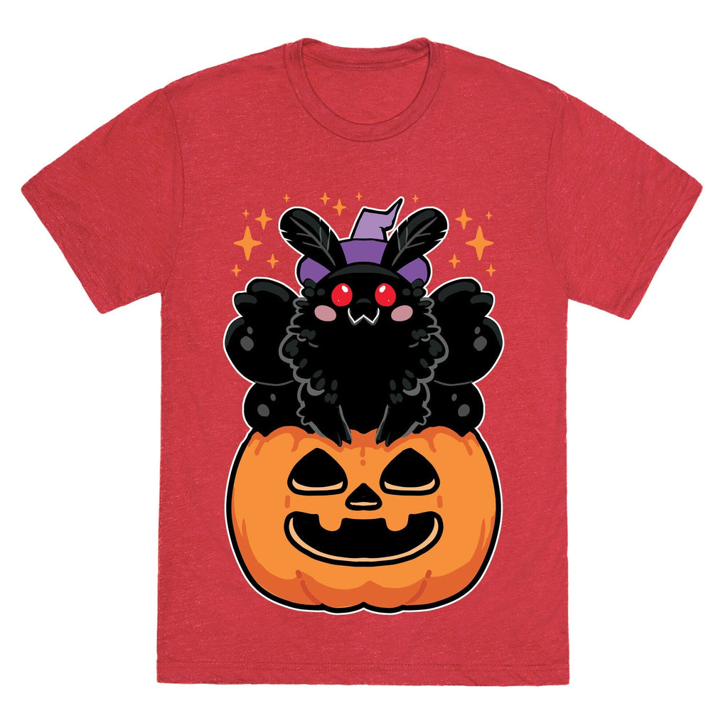 Cute Halloween Mothman Unisex Triblend Tee Hoodie, Sweatshirt | CoreVibeTees.com (Image 4)
