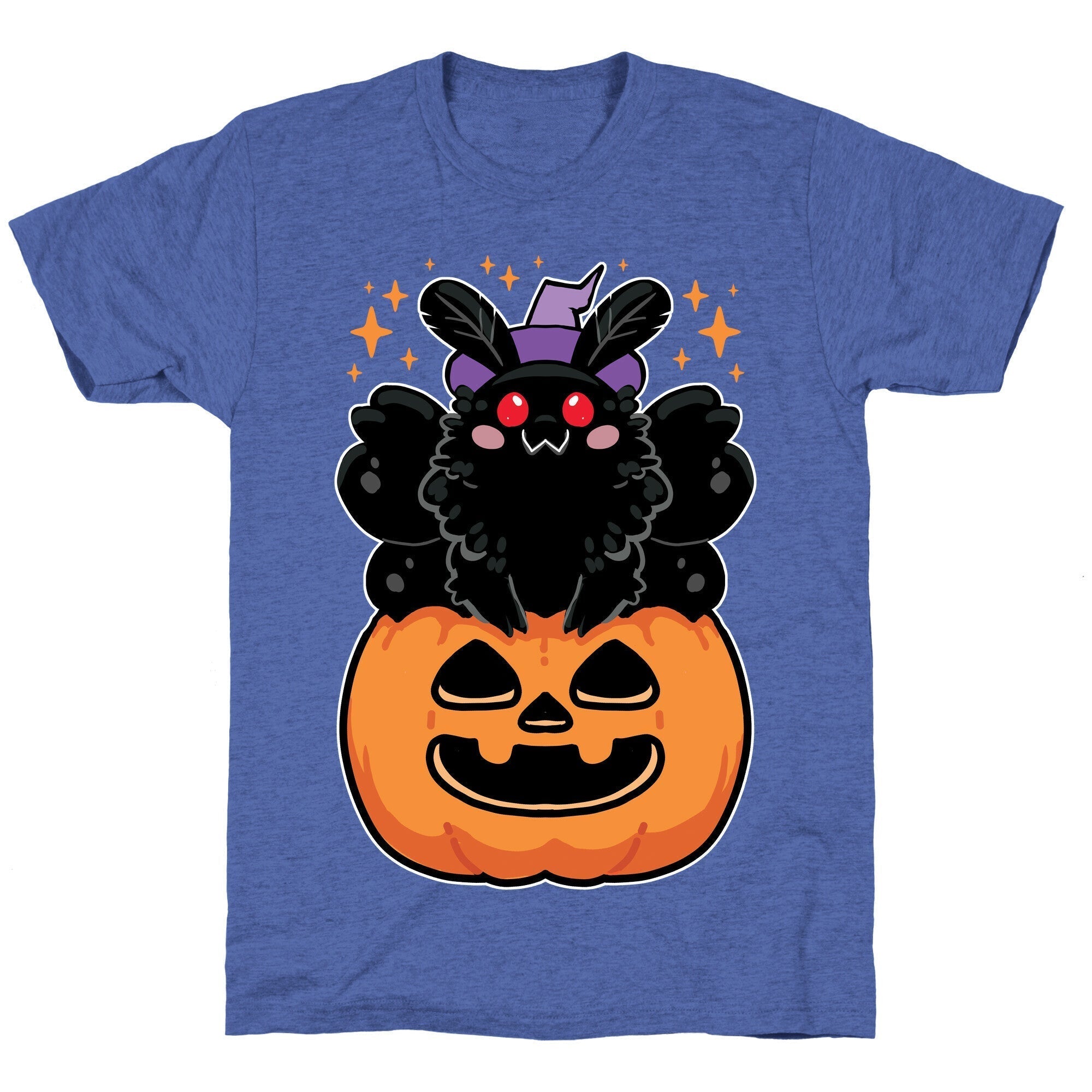 Cute Halloween Mothman Unisex Triblend Tee Hoodie, Sweatshirt | CoreVibeTees.com (Image 5)