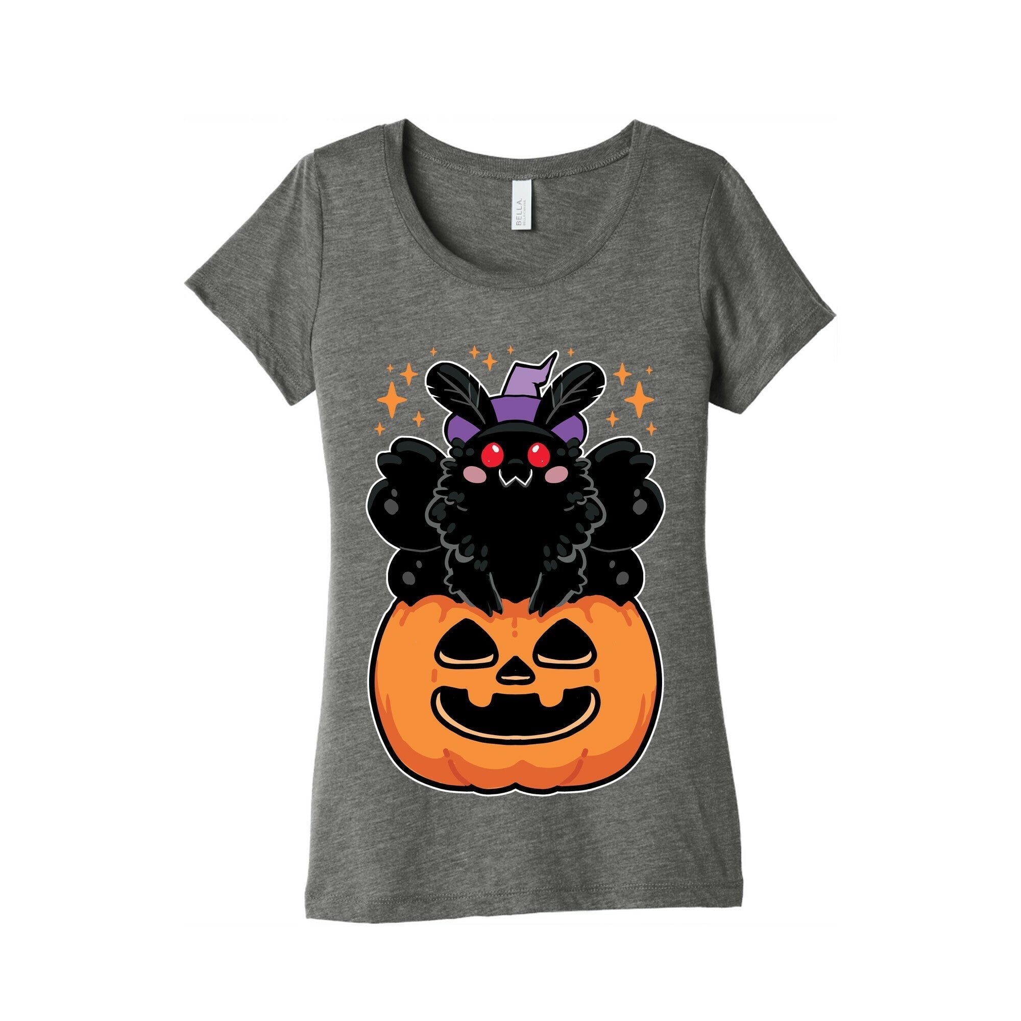 Cute Halloween Mothman Women's Triblend Tee Style001 Hoodie, Sweatshirt | CoreVibeTees.com (Image 1)