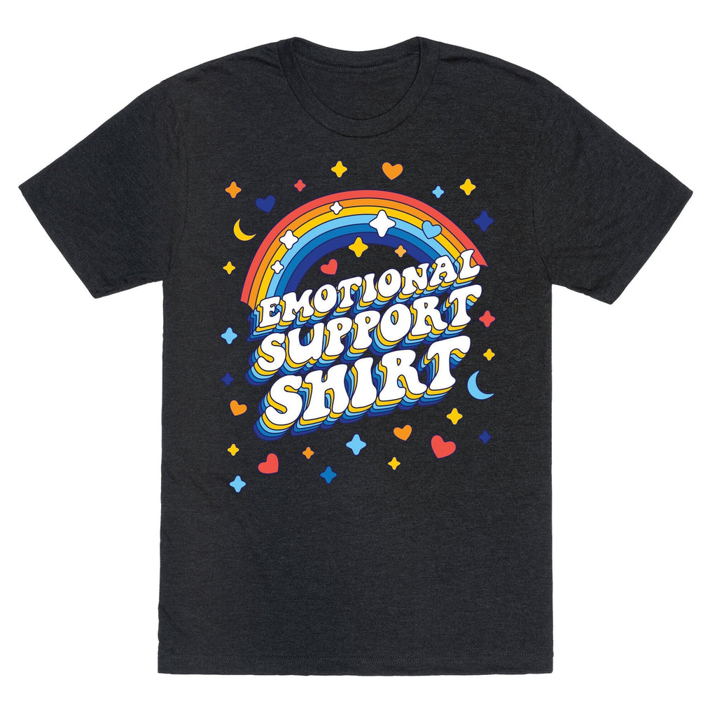 Emotional Support Shirt Unisex Triblend Tee Hoodie, Sweatshirt | CoreVibeTees.com (Image 1)