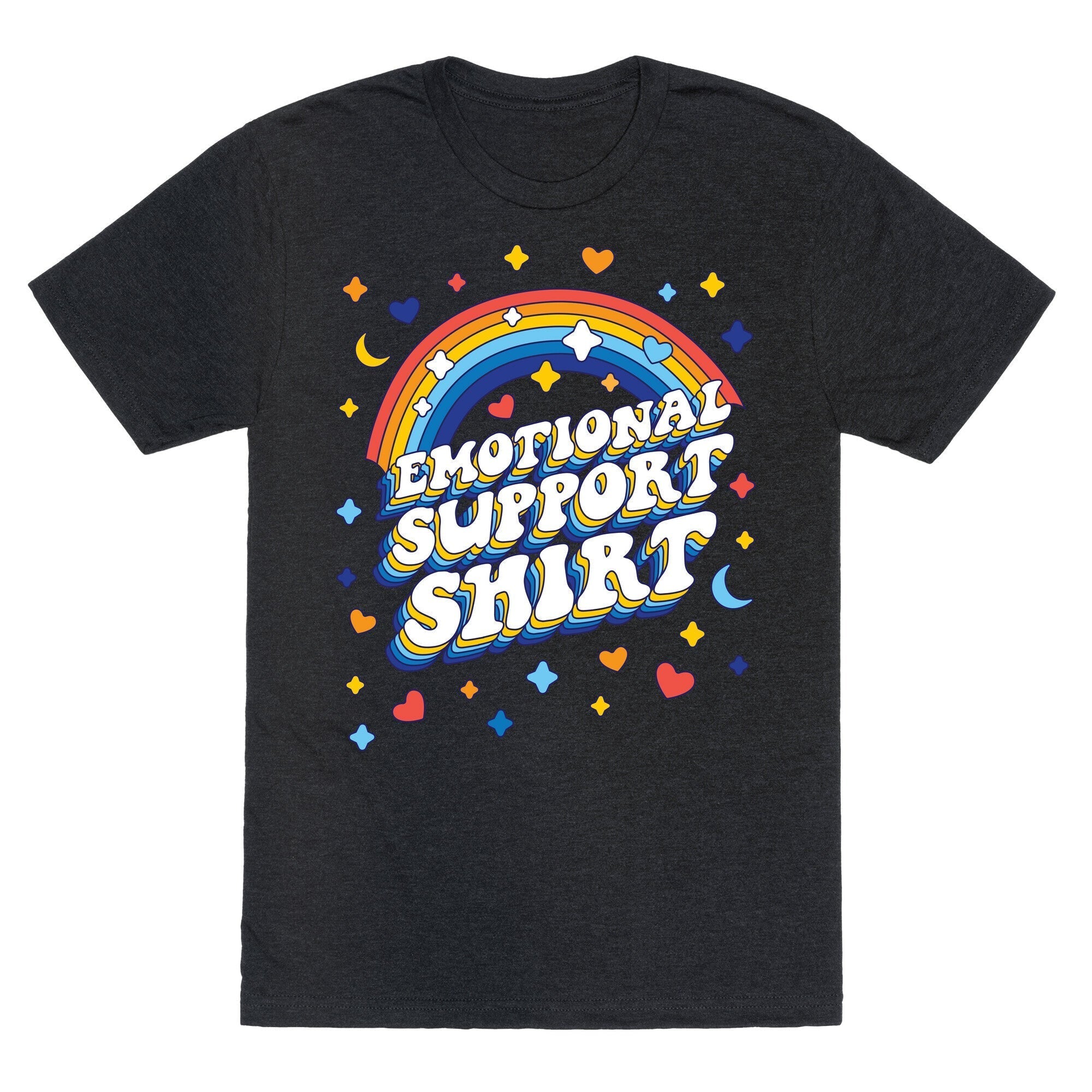 Emotional Support Shirt Unisex Triblend Tee Hoodie, Sweatshirt | CoreVibeTees.com (Image 1)