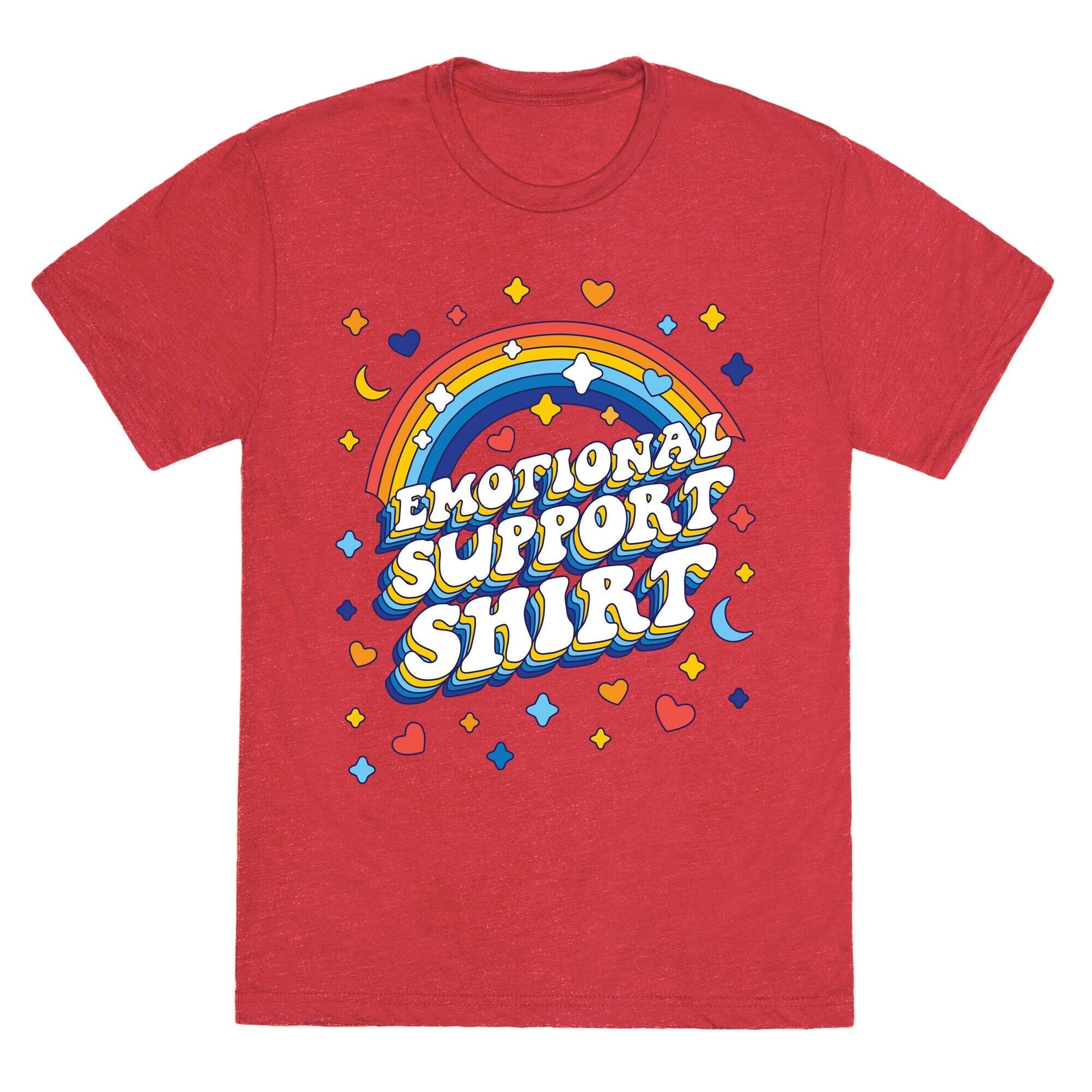 Emotional Support Shirt Unisex Triblend Tee Hoodie, Sweatshirt | CoreVibeTees.com (Image 4)