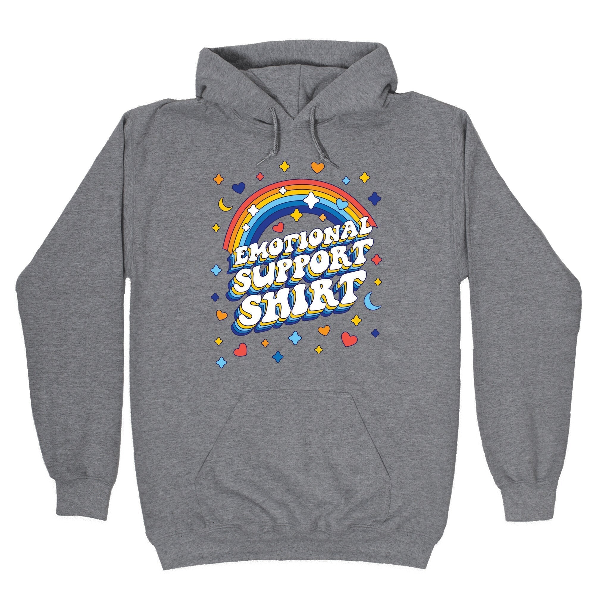 Emotional Support Shirt Hoodie Sweatshirt | CoreVibeTees.com (Image 1)