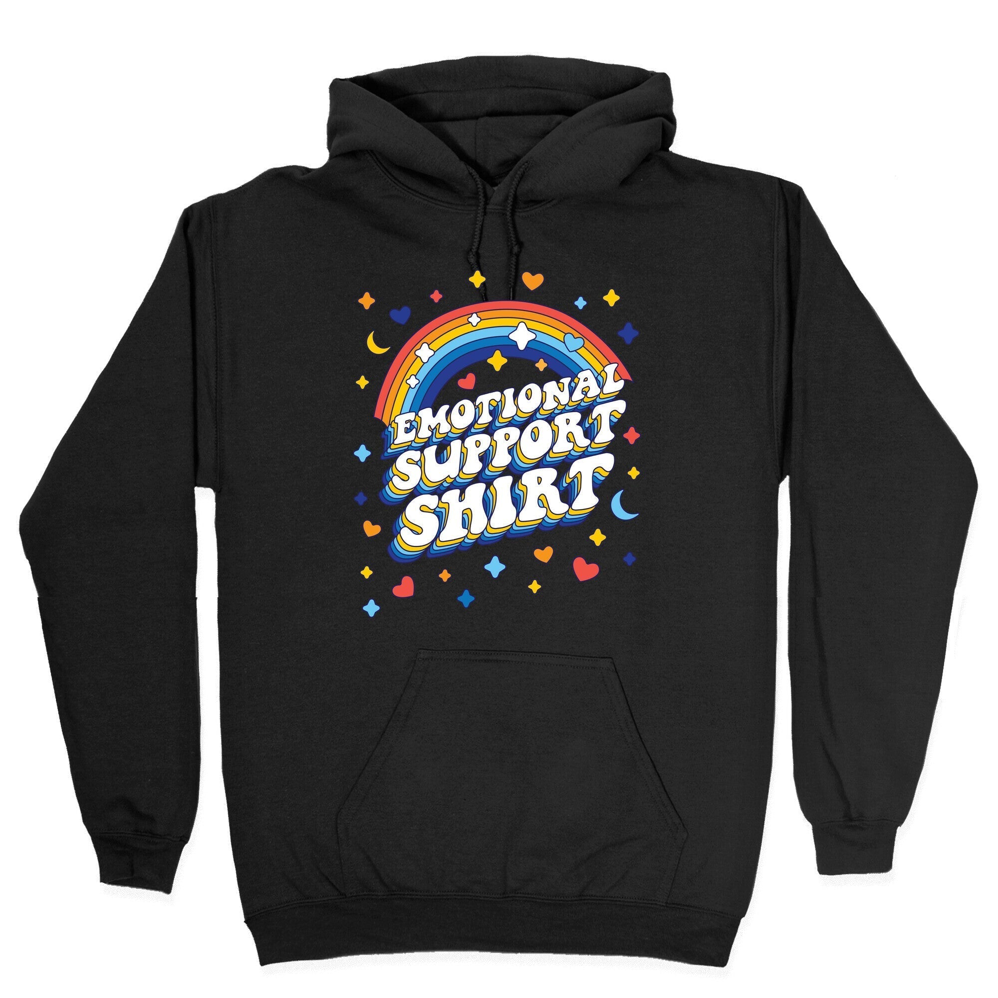 Emotional Support Shirt Hoodie Sweatshirt | CoreVibeTees.com (Image 2)