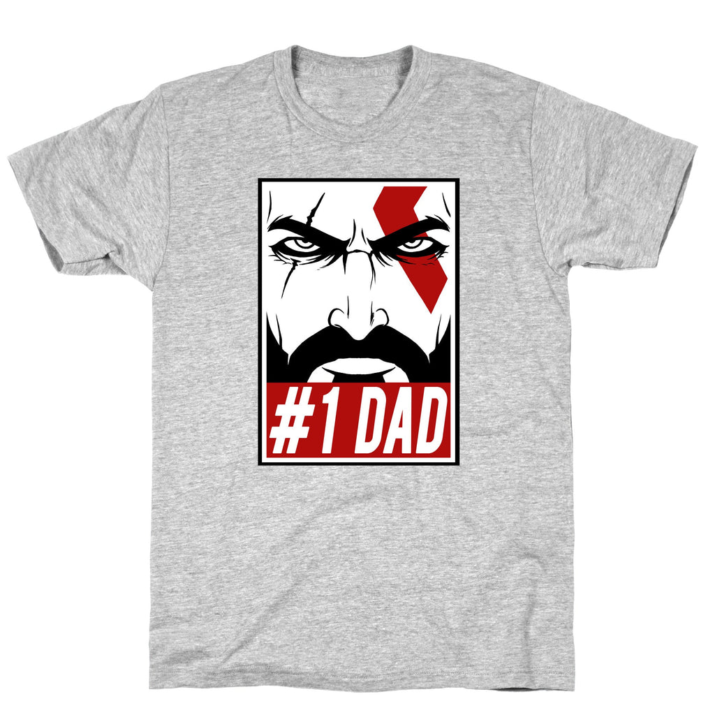 #1 Dad: Kratos T-Shirt Hoodie, Sweatshirt | CoreVibeTees.com (Image 3)