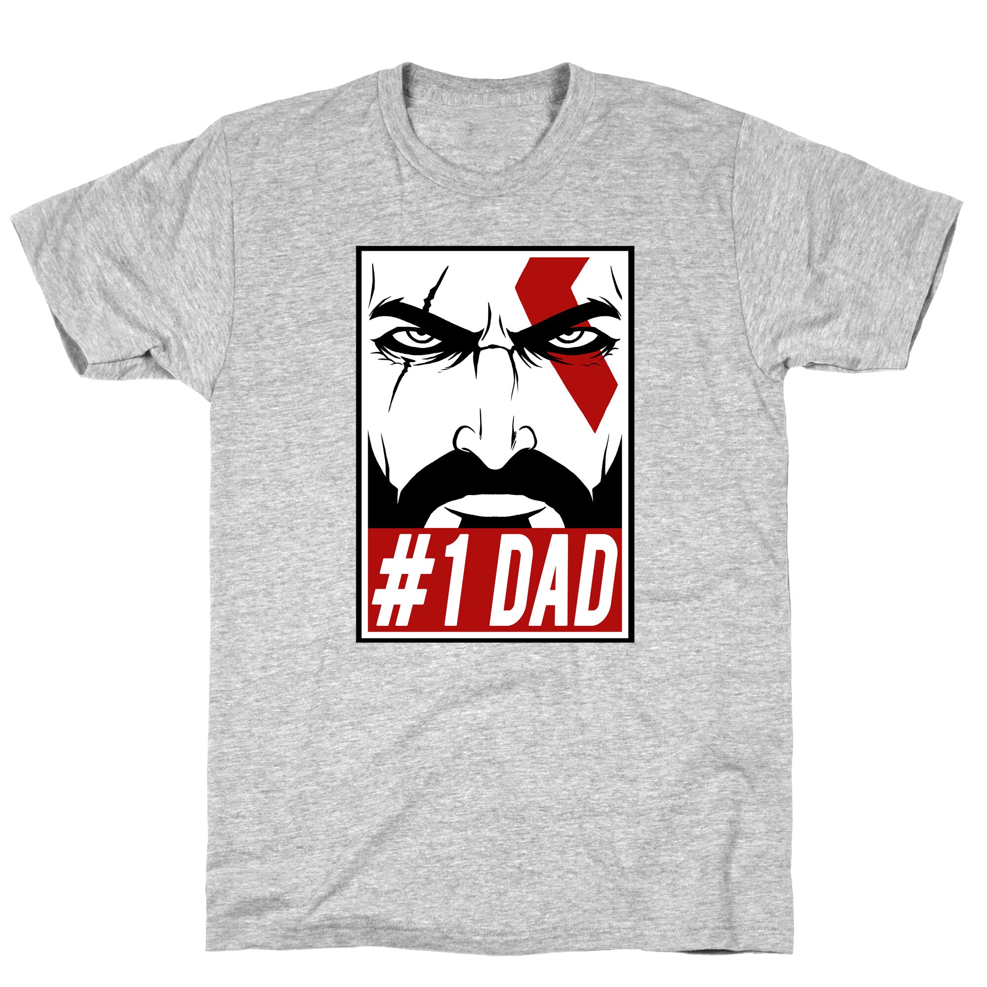 #1 Dad: Kratos T-Shirt Hoodie, Sweatshirt | CoreVibeTees.com (Image 3)