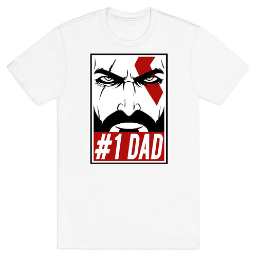 #1 Dad: Kratos T-Shirt Hoodie, Sweatshirt | CoreVibeTees.com (Image 2)