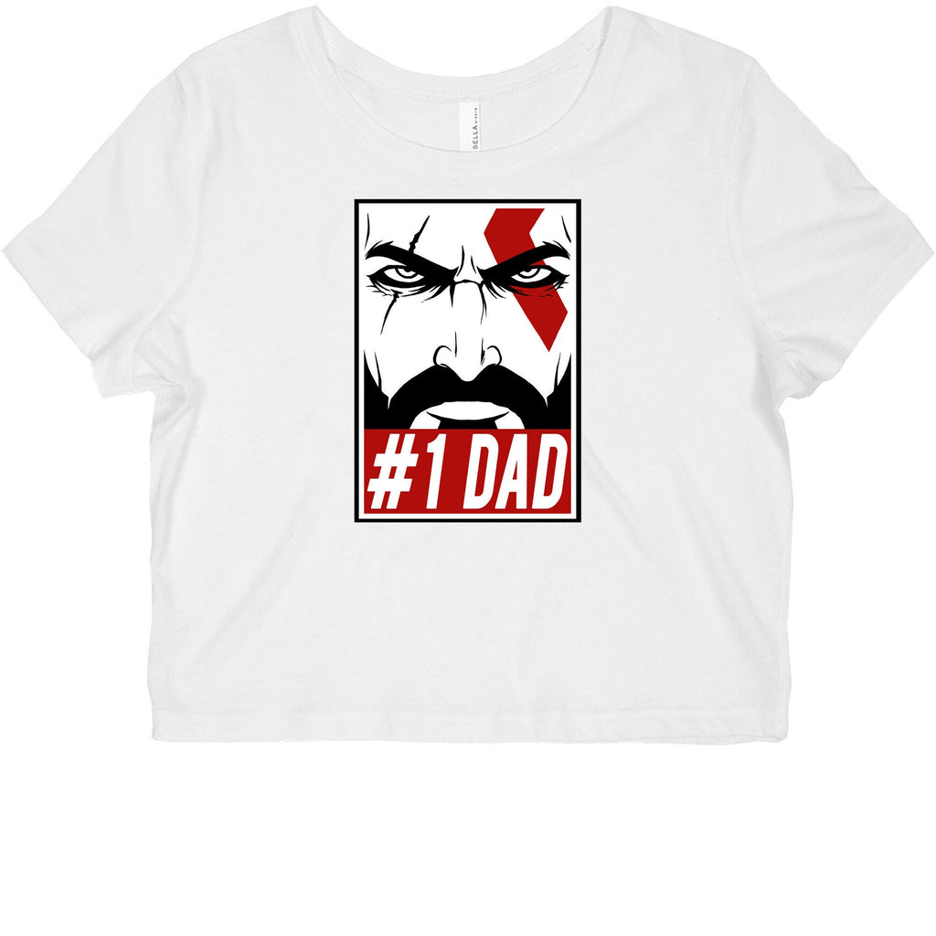 #1 Dad: Kratos Graphic Baby Tee Hoodie, Sweatshirt | CoreVibeTees.com (Image 2)