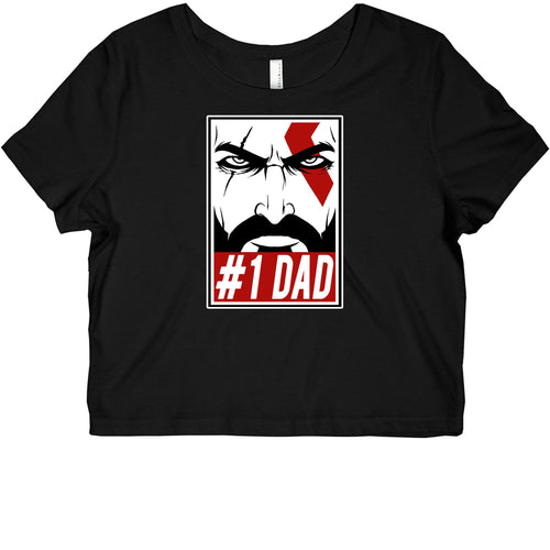 #1 Dad: Kratos Graphic Baby Tee Style001 Hoodie, Sweatshirt | CoreVibeTees.com (Image 1)