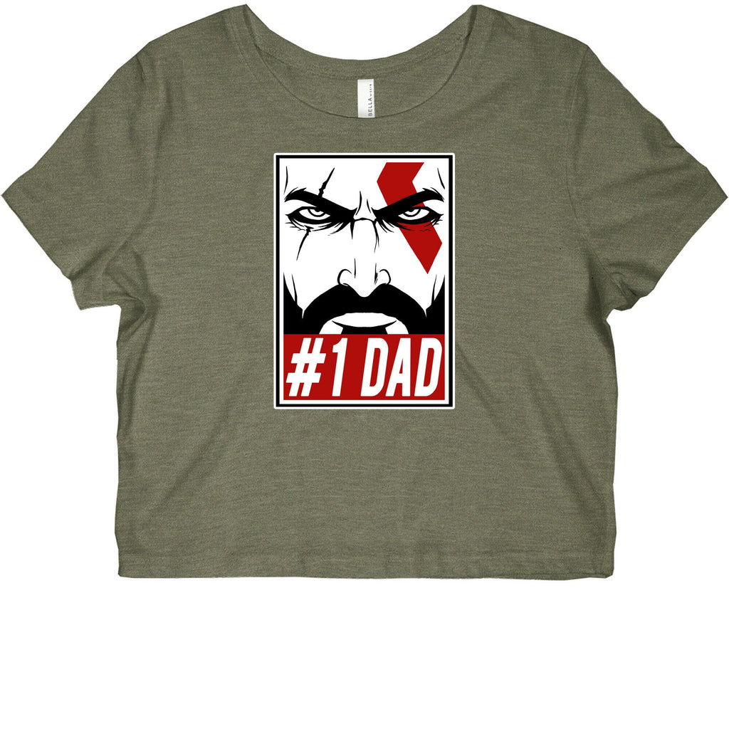 #1 Dad: Kratos Graphic Baby Tee Style001 Hoodie, Sweatshirt | CoreVibeTees.com (Image 2)