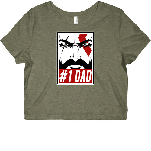 #1 Dad: Kratos Graphic Baby Tee Style001 Hoodie, Sweatshirt | CoreVibeTees.com (Image 2)