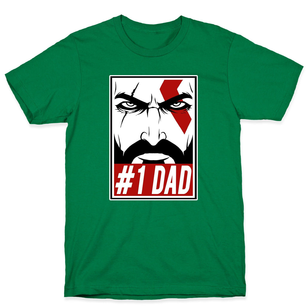 #1 Dad: Kratos T-Shirt Style001