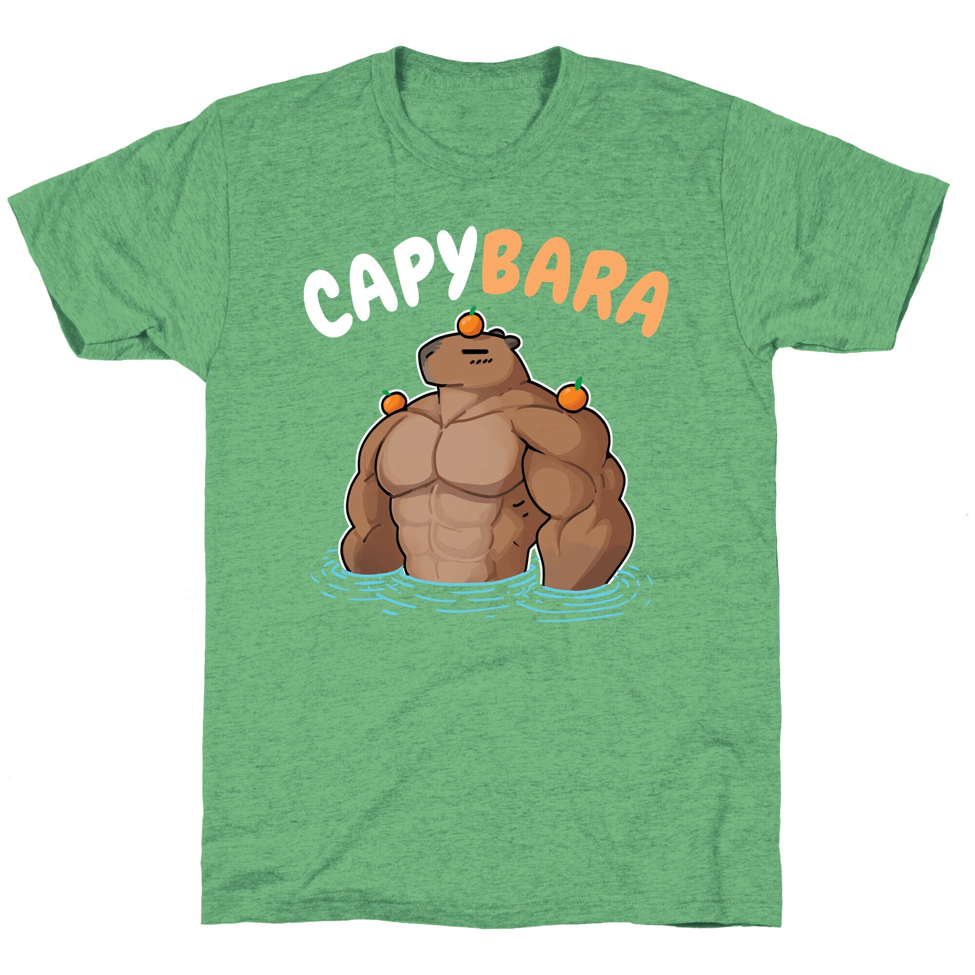 CapyBARA Unisex Triblend Tee Style001 Hoodie, Sweatshirt | CoreVibeTees.com (Image 2)