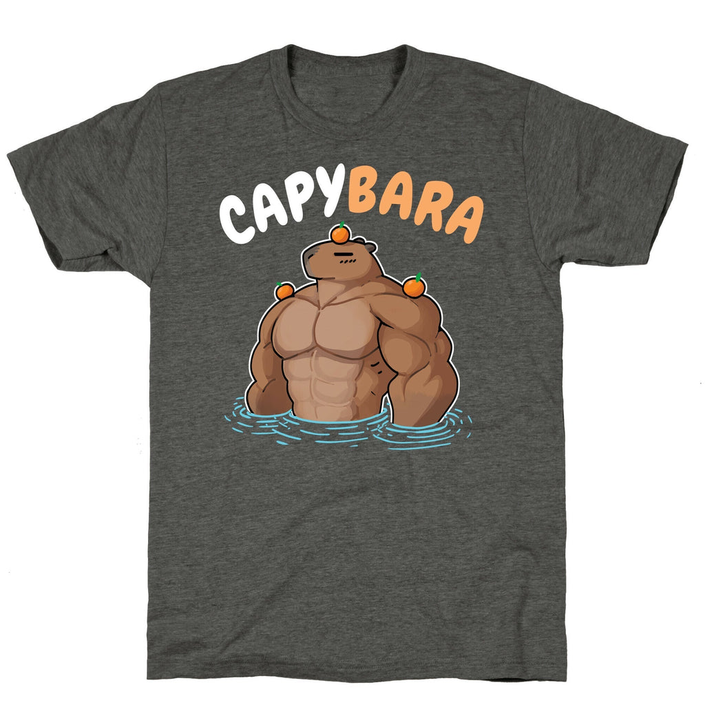 CapyBARA Unisex Triblend Tee Style001 Hoodie, Sweatshirt | CoreVibeTees.com (Image 3)