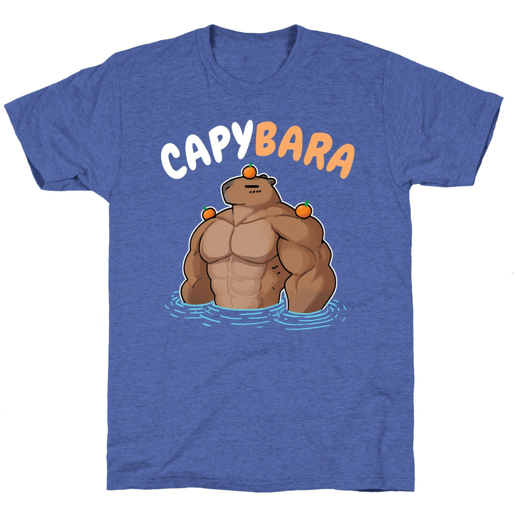 CapyBARA Unisex Triblend Tee Style001 Hoodie, Sweatshirt | CoreVibeTees.com (Image 5)